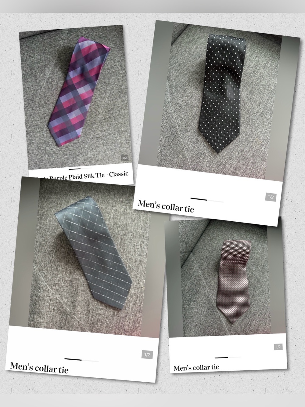 Bundle of 4 Men’s Tie